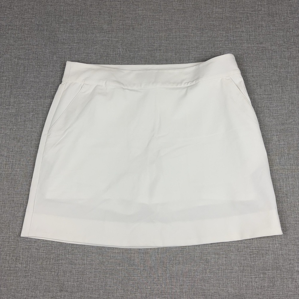 Vineyard Vines Skort Womens Small White Performance Golf Tennis Stretch Lined